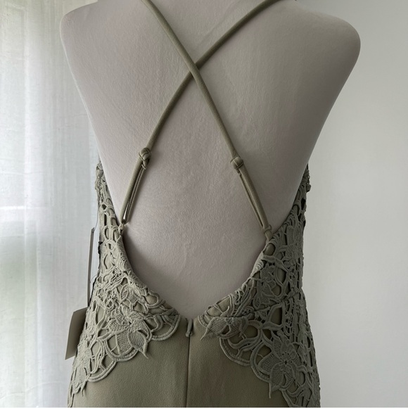Lulus Katalina Sage Green Backless Crochet Lace Maxi Dress - Picture 6 of 14